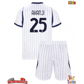 Inter Milan Manuel Akanji #25 Replica Away Stadium Kit for Kids 2026-27 Short Sleeve (+ pants)